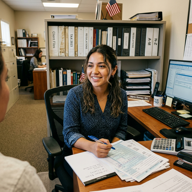 Young Latina Tax Professional
